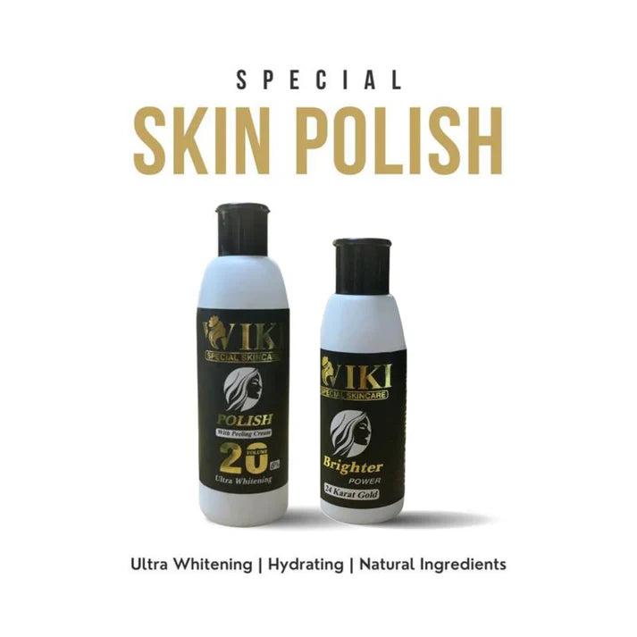 Wiki Special Uk Kit 2 night cream+ Skin Polish +Serum+ rosewater